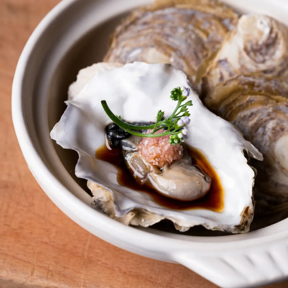 Hàu Canada Sashimi sốt Ponzu Nhật Bản